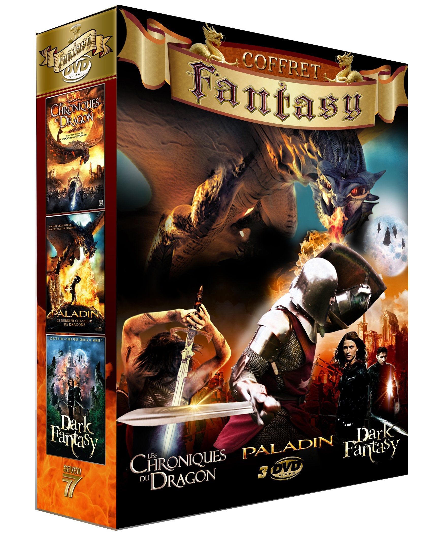Fantasy : Les chroniques du Dragon + Paladin + Dark Fantasy Films