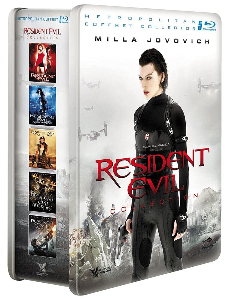 Resident Evil Collection : Resident Evil + Resident Evil : Apocalypse + Resident Evil : Extinction + Resident Evil : Afterlife + Resident Evil : Retribution dvd