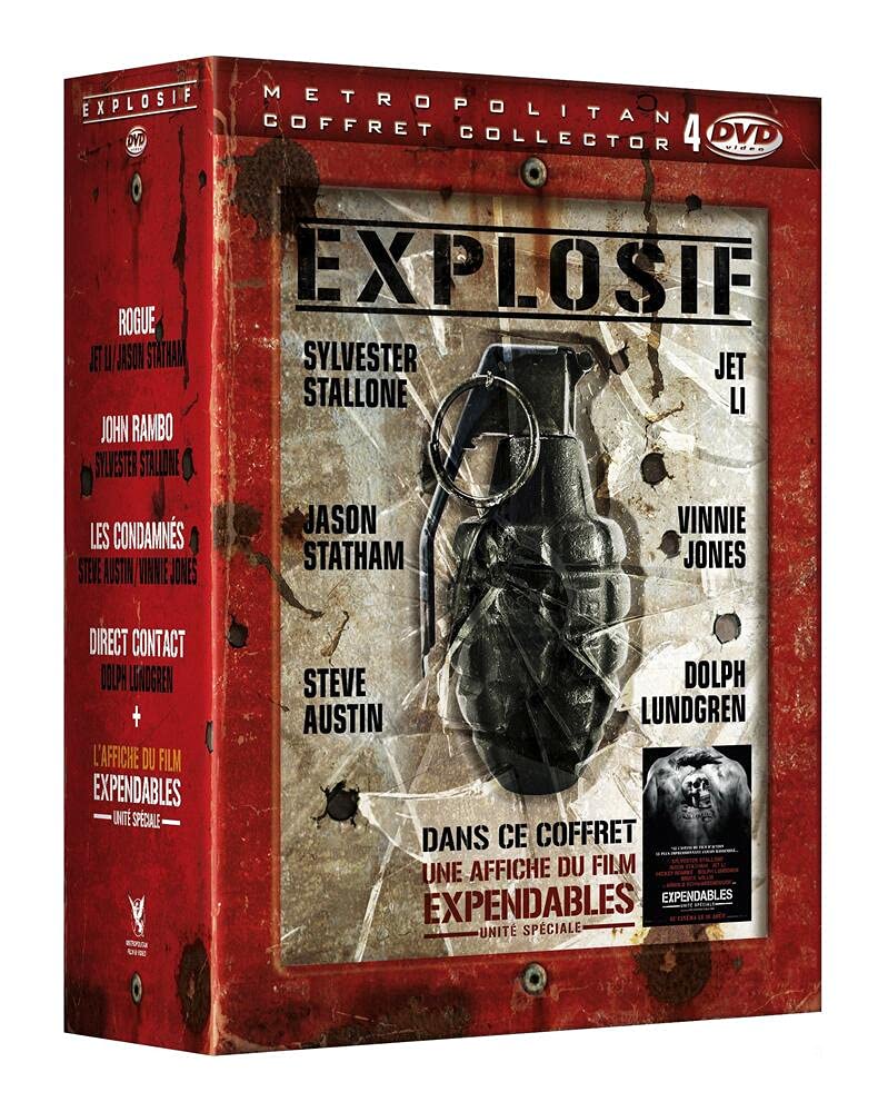 Les héros de the Expendables : Rogue ; Les condamnés ; John Rambo ; Direct contact dvd