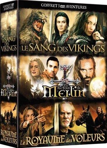 Coffret aventure :le sang des vikings ; le royaume des voleurs ; le retour de merlin Films
