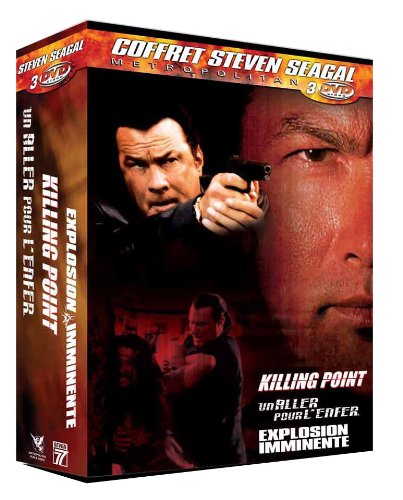 Steven Seagal : Explosion imminente / Killing point / Un aller pour l'enfer - coffret 3 DVD Films