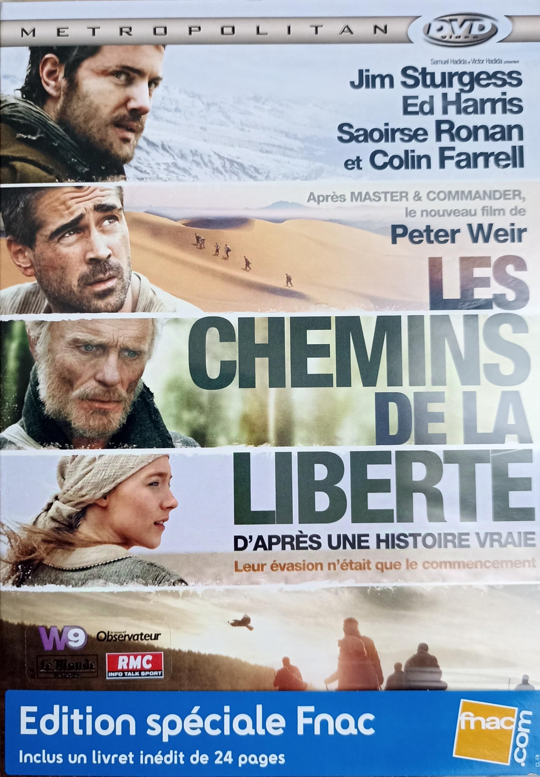 CHEMINS DE LA LIBERTE (LES) - DVD VTE - Ed FNAC book
