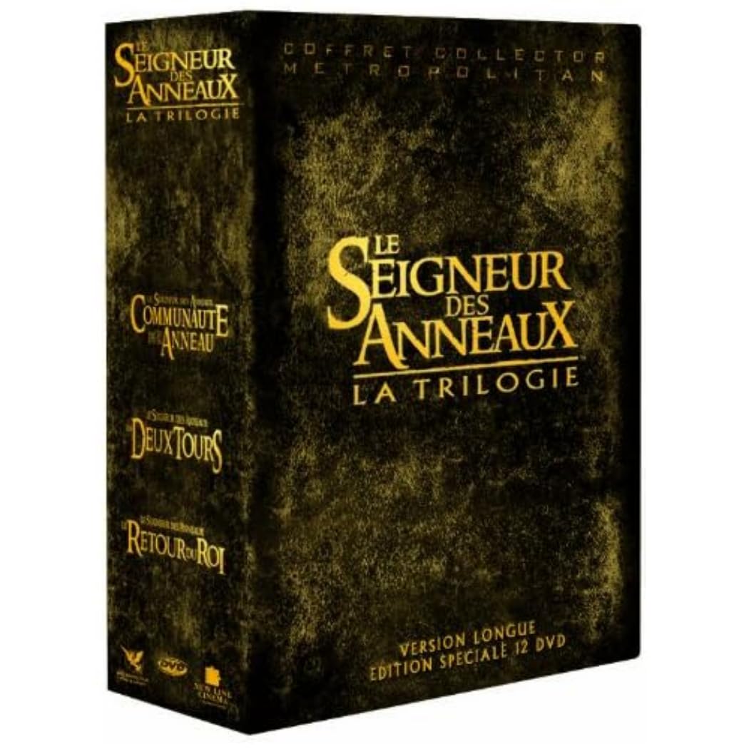 Coffret Trilogie Le Seigneur des Anneaux - Intégrale Versions longues - 12 DVD - Edition spéciale limitée 2011 dvd