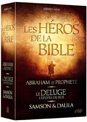 Coffret les héros de la bible : abraham ; samson et dalilah ; l'arche de noé Films