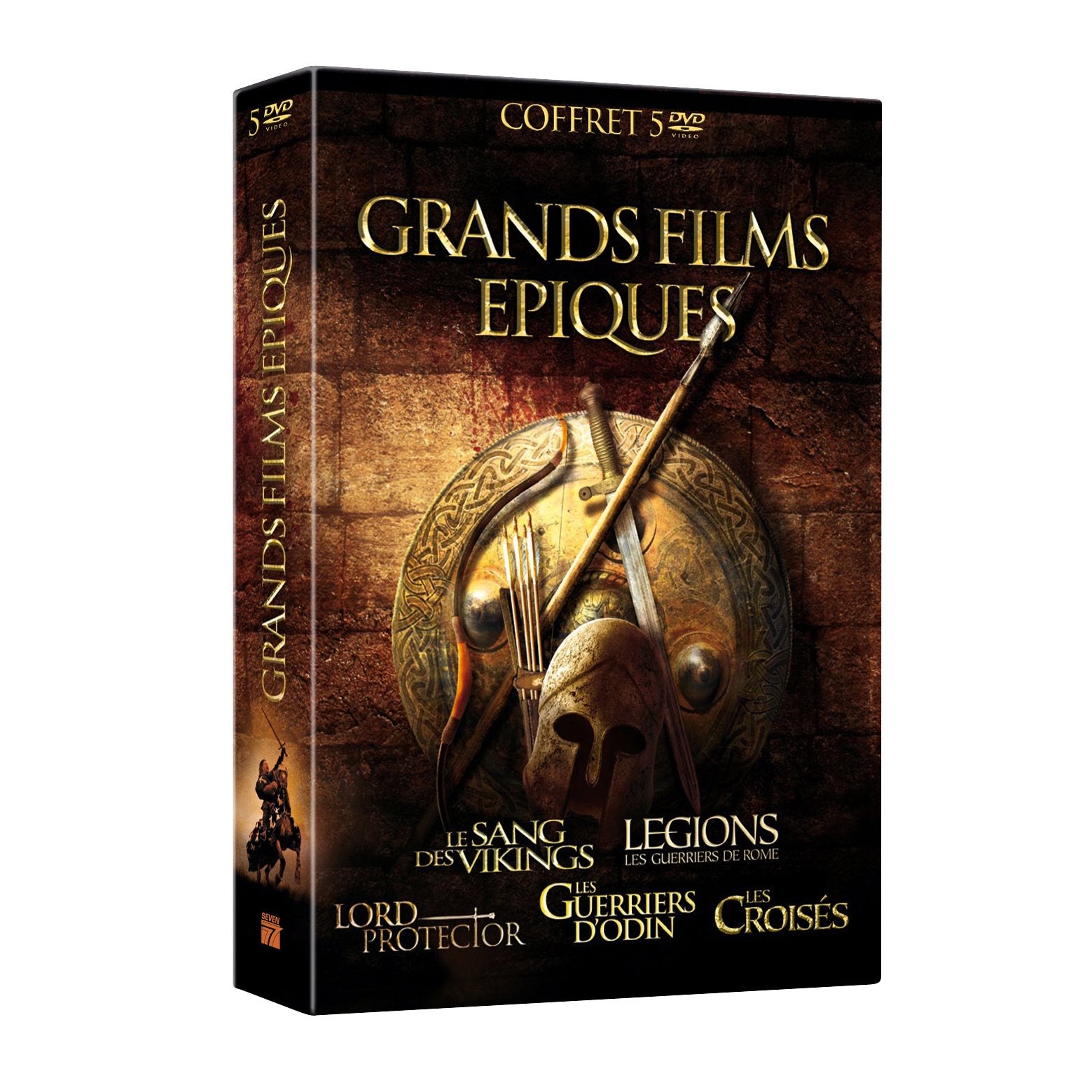 Grands films épiques : Le sang des Vikings + Legions : Les guerriers de Rome + Lord Protector + Les guerriers d'Odin + Les Croisés Movies