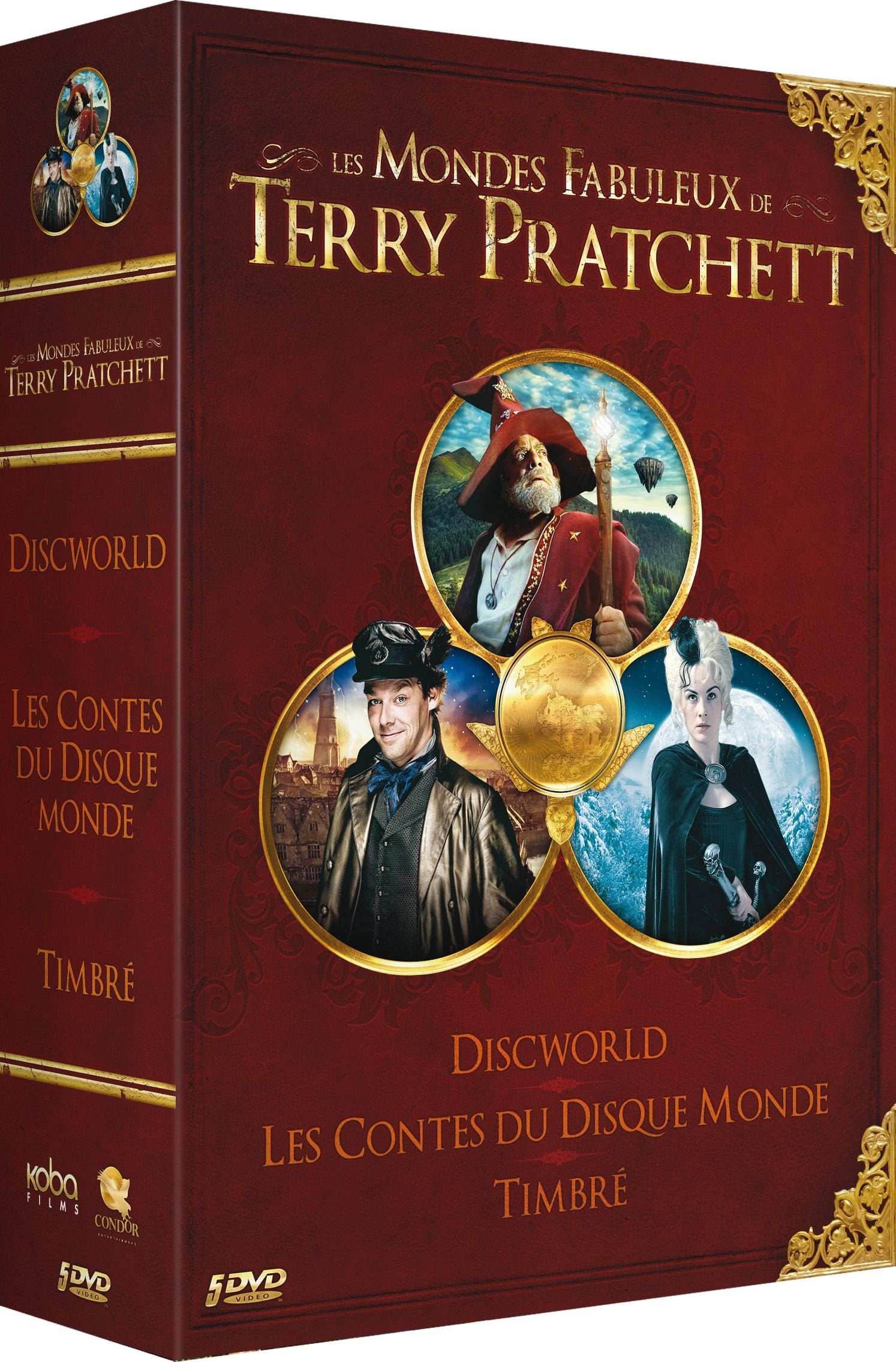 Coffret les mondes fabuleux de terry pratchett : discworld ; timbré ; les contes du disque-monde Films