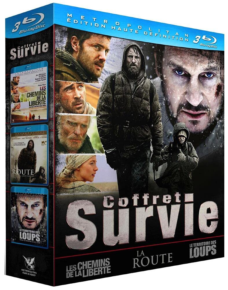 Survie - Coffret 3 films : Le territoire des loups + La route + Les chemins de la liberté Movies