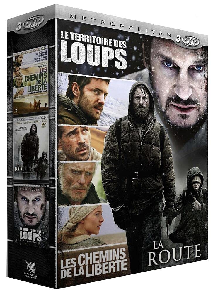 Survie - Coffret 3 films : Le territoire des loups + La route + Les chemins de la liberté Movies
