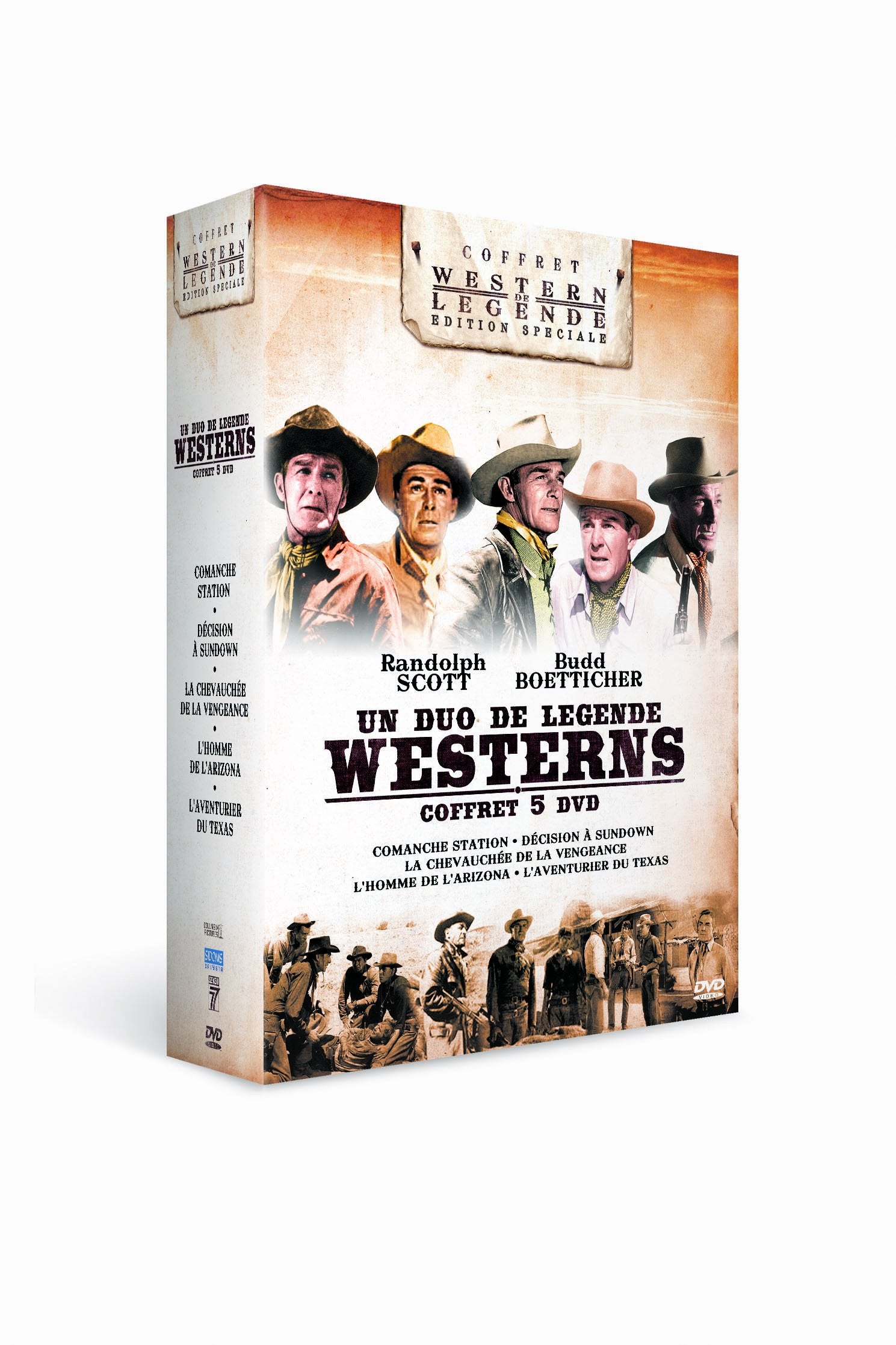Coffret budd boetticher et randolph scott Films