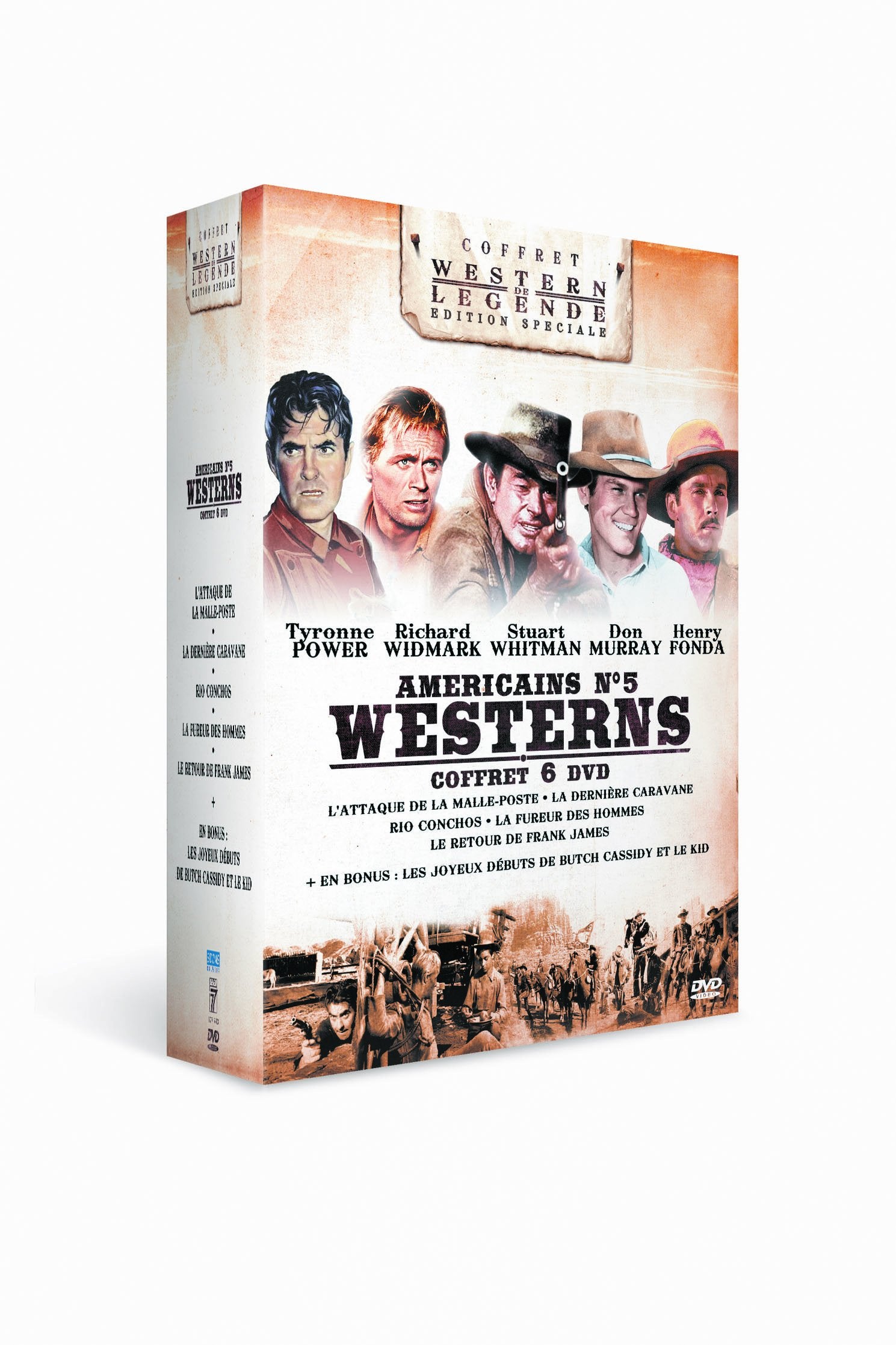Coffret westerns américains, vol. 5 Films