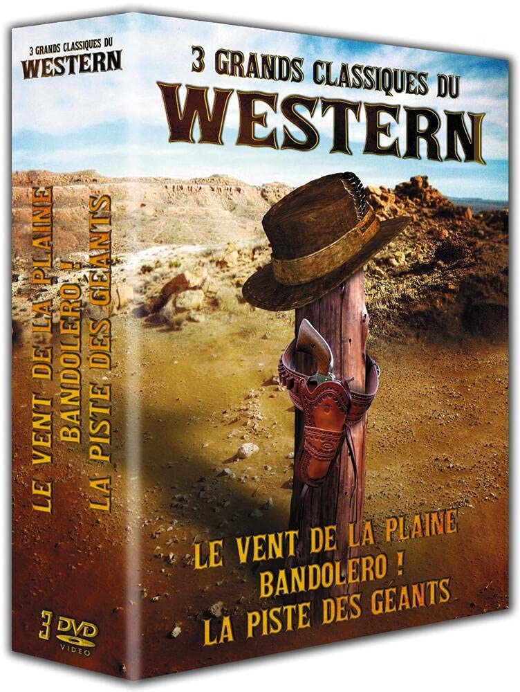 Coffret grands classiques du western : le vent de la plaine ; bandolero! ; la piste des géants Movies