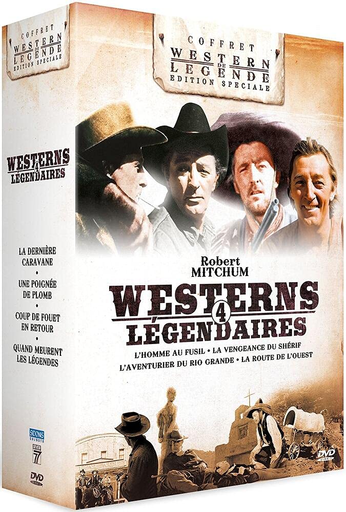 Robert Mitchum - 4 westerns légendaires : L'Homme au Fusil + La Vengeance du Shérif + La Route de l'Ouest + L'Aventurier du Rio Grande Movies
