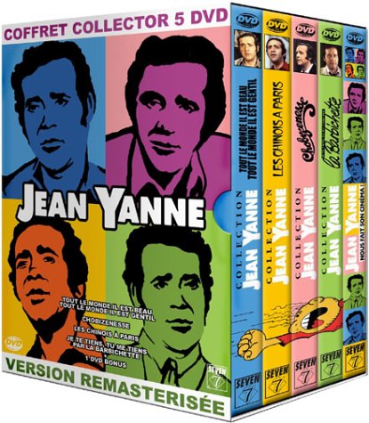 Coffret Jean Yanne 5 DVD : Tout le monde il est beau, tout le monde il est gentil / Je te tiens, tu me tiens par la barbichette / Les Chinois à Paris / Chobizenesse / DVD Bonus Movies