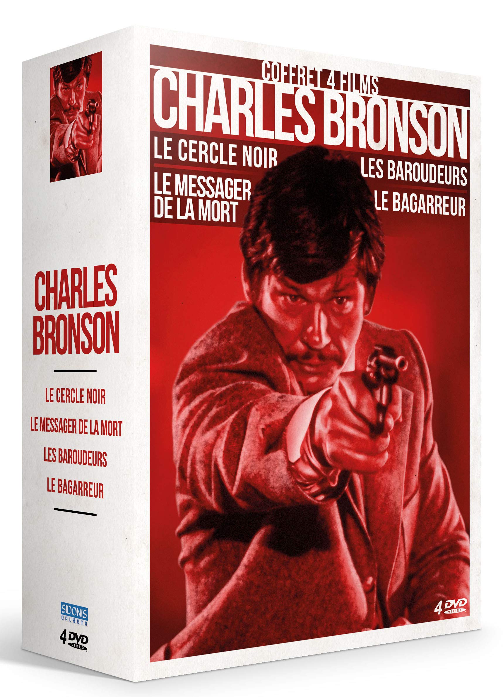 Charles bronson - 4 films : le cercle noir + le messager de la mort + les baroudeurs + le bagarreur Films
