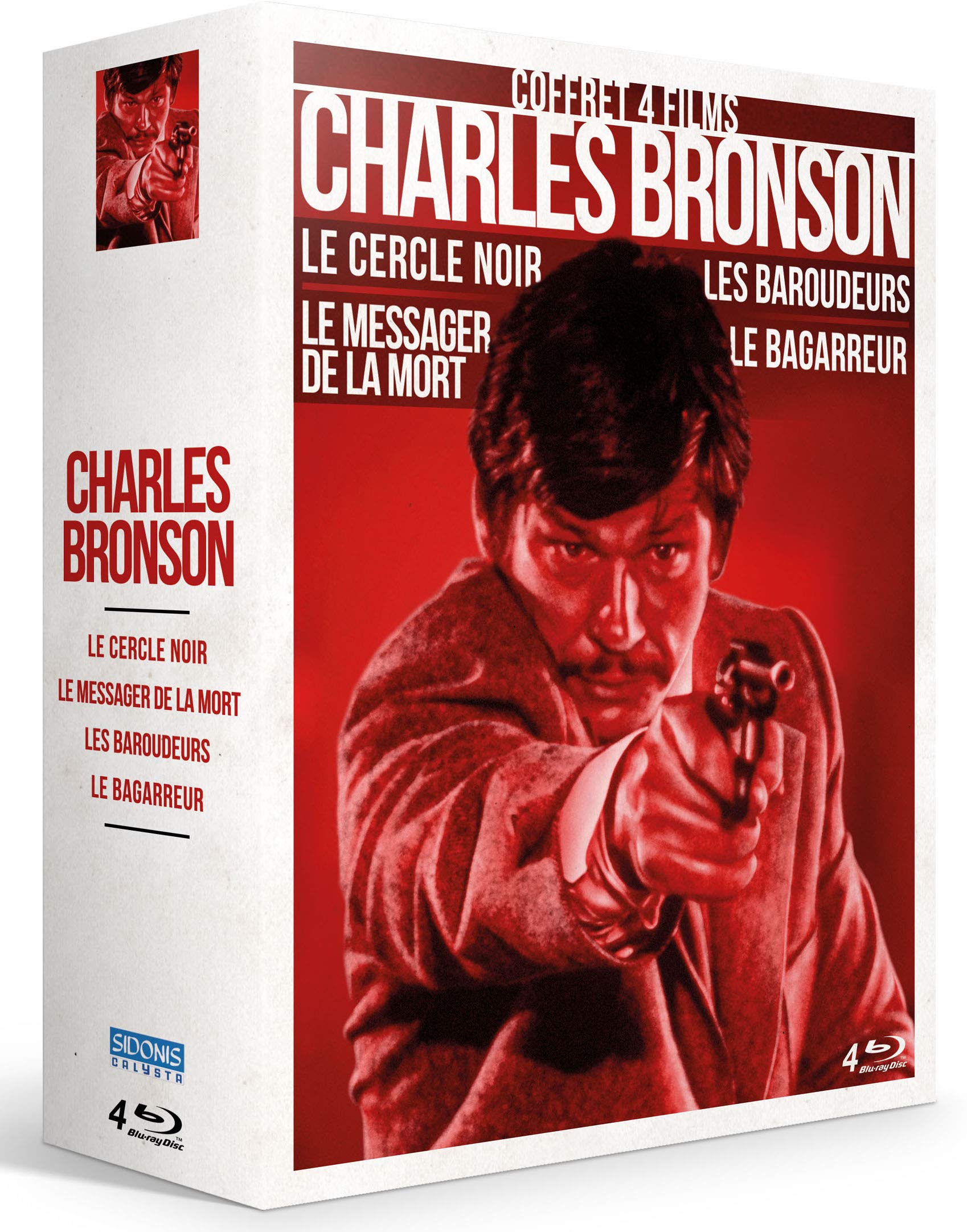 Charles Bronson - Coffret 4 films : Le Cercle noir + Le Messager de la mort + Les Baroudeurs + Le Bagarreur dvd