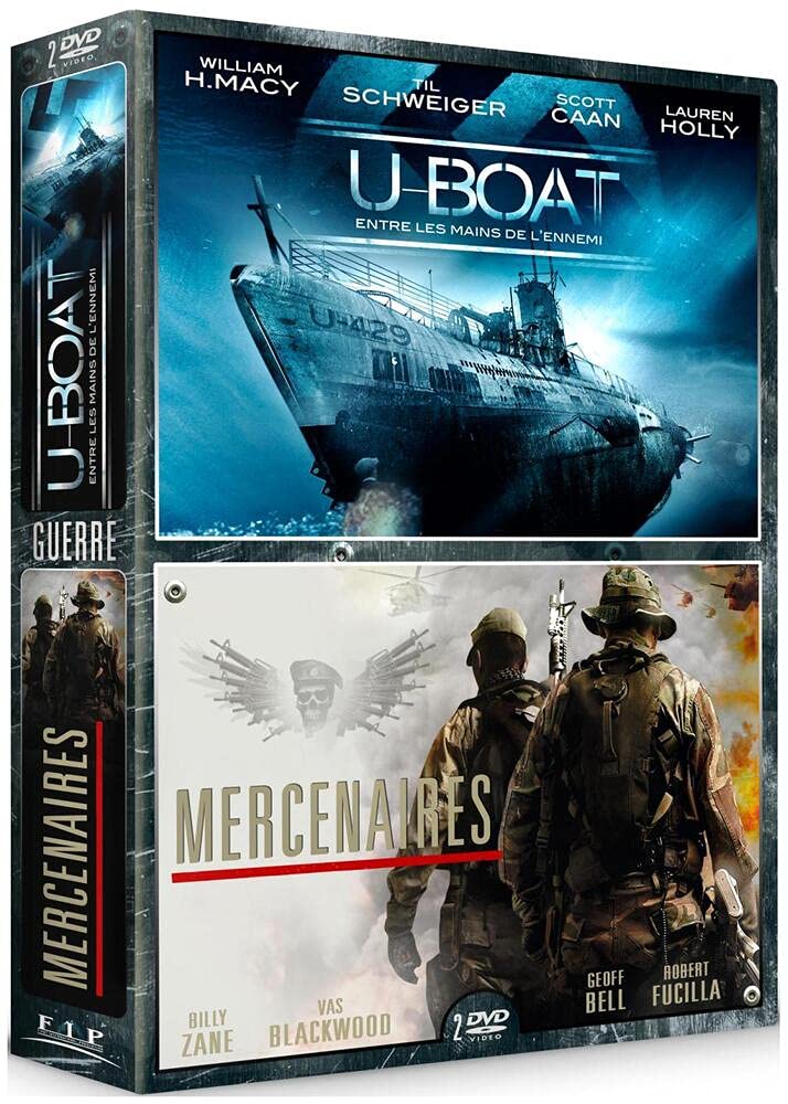 2 Films de Guerre : U-Boat + Mercenaires dvd