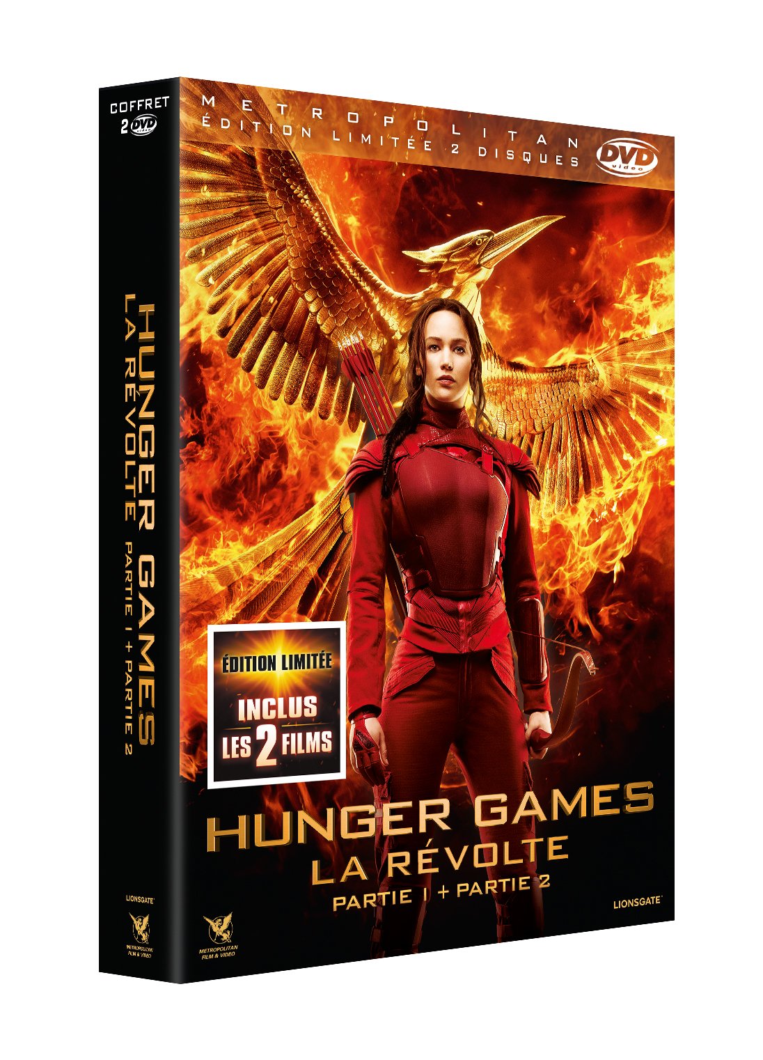 Hunger Games-La Révolte : Parties 1 & 2 dvd