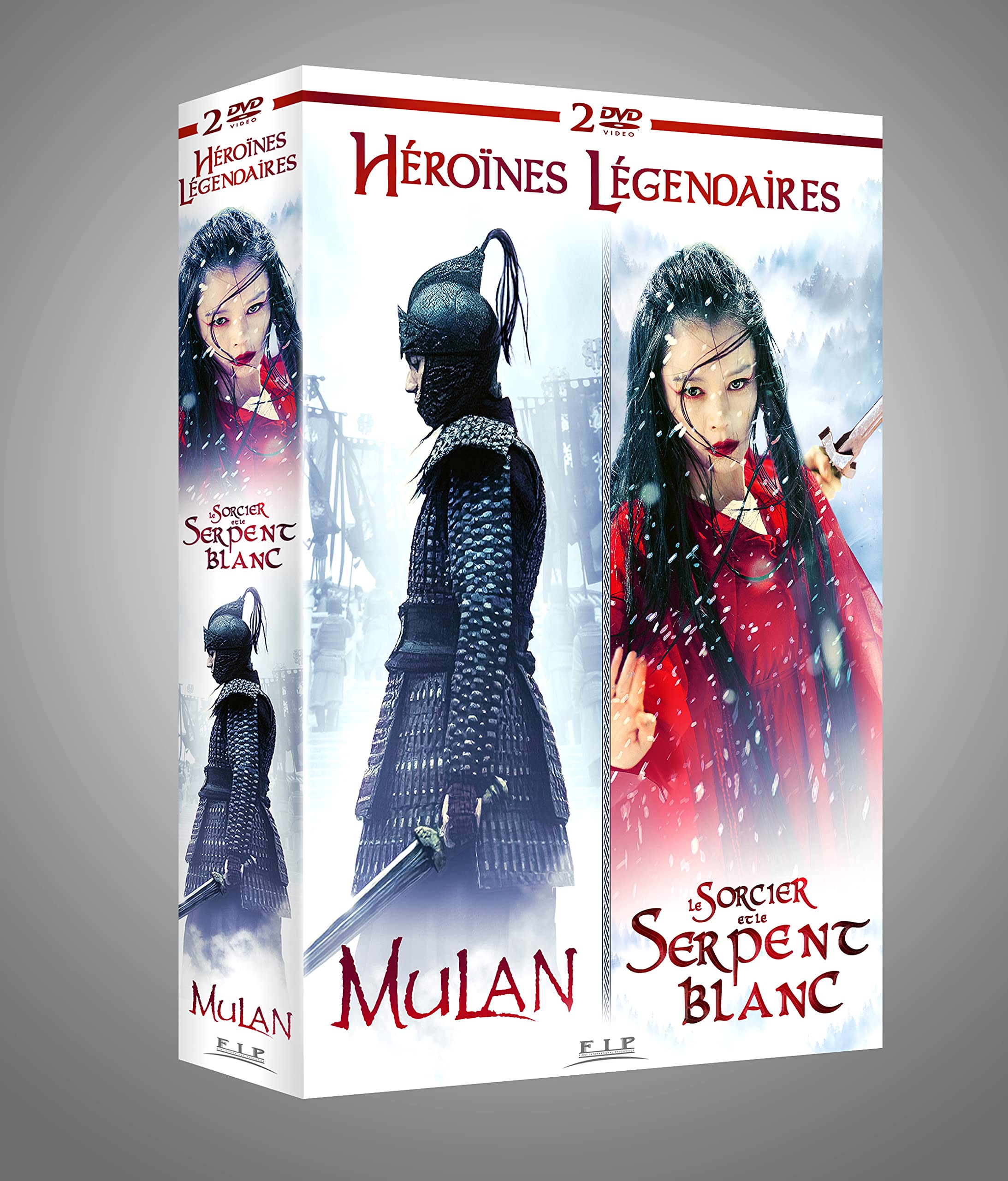 Héroïnes légendaires - Coffret : Mulan + Le Sorcier et le serpent blanc dvd