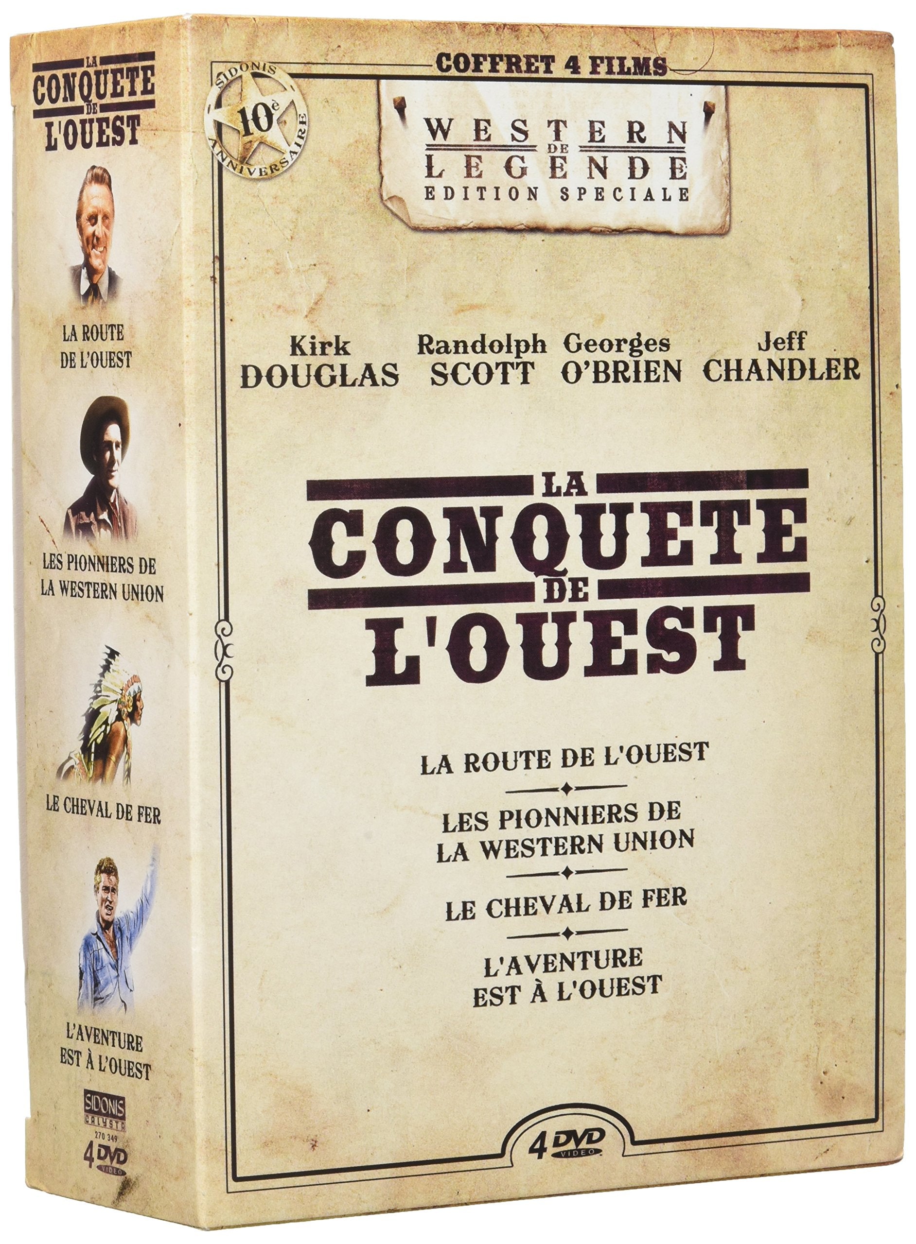 La conquête de l'ouest - coffret 4 films Films