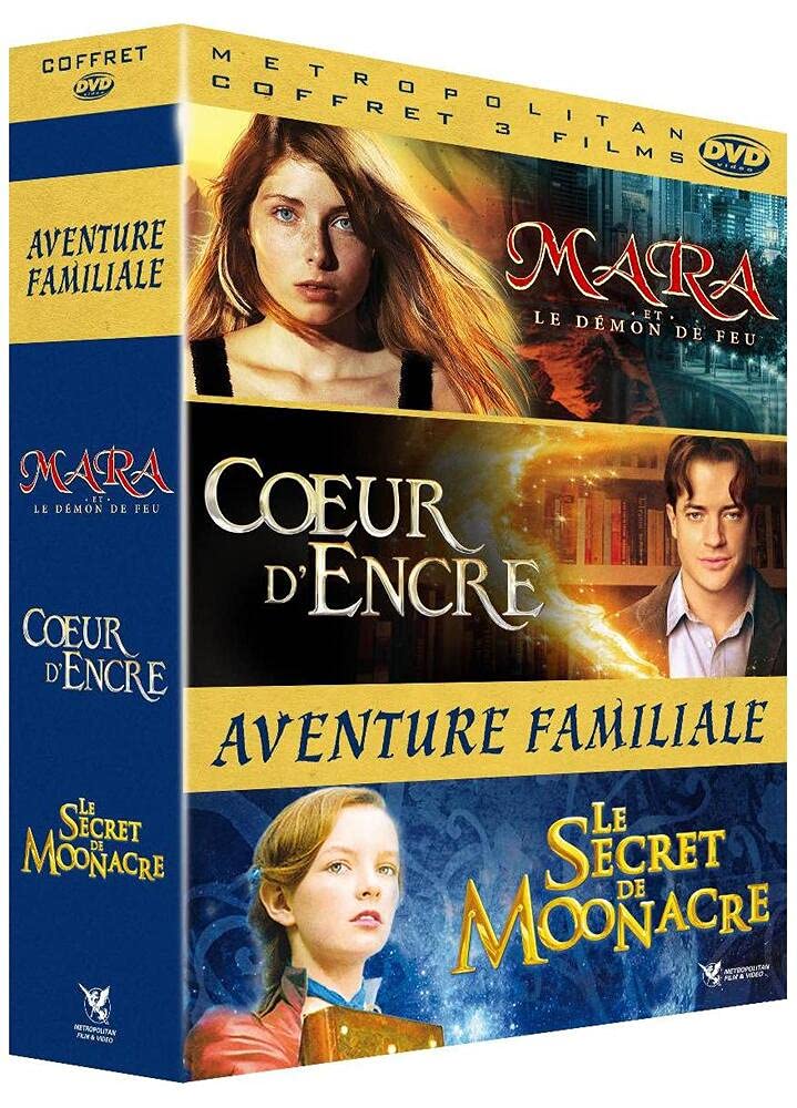 Aventure en famille - coffret 3 films : mara et le démon de feu + coeur d'encre + le secret de moonacre Movies