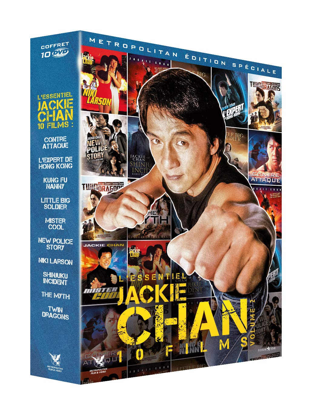 Coffret jackie chan l'essentiel, vol. 2, 10 films Films