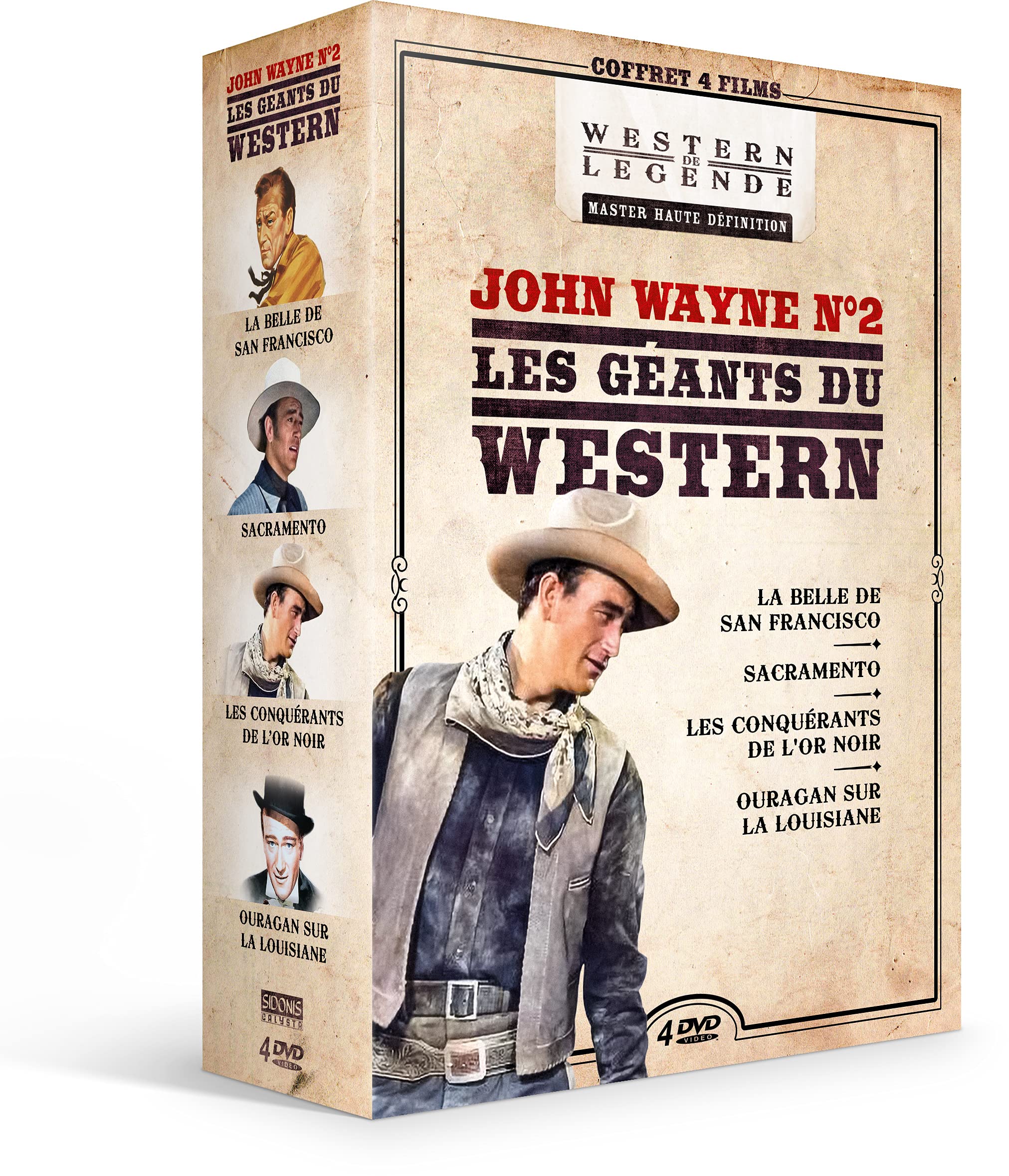 Les géants du western : john wayne n° 2 - coffret 4 films Films