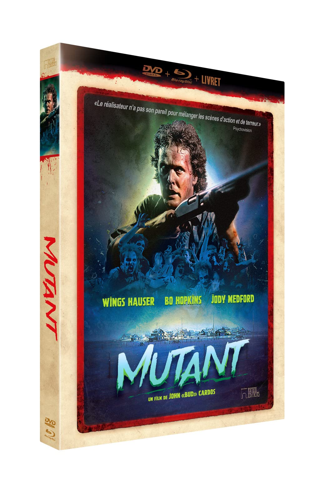 MUTANT - COLLECTOR Digipak - Edition Limitée - COMBO BLURAY + DVD + LIVRET dvd
