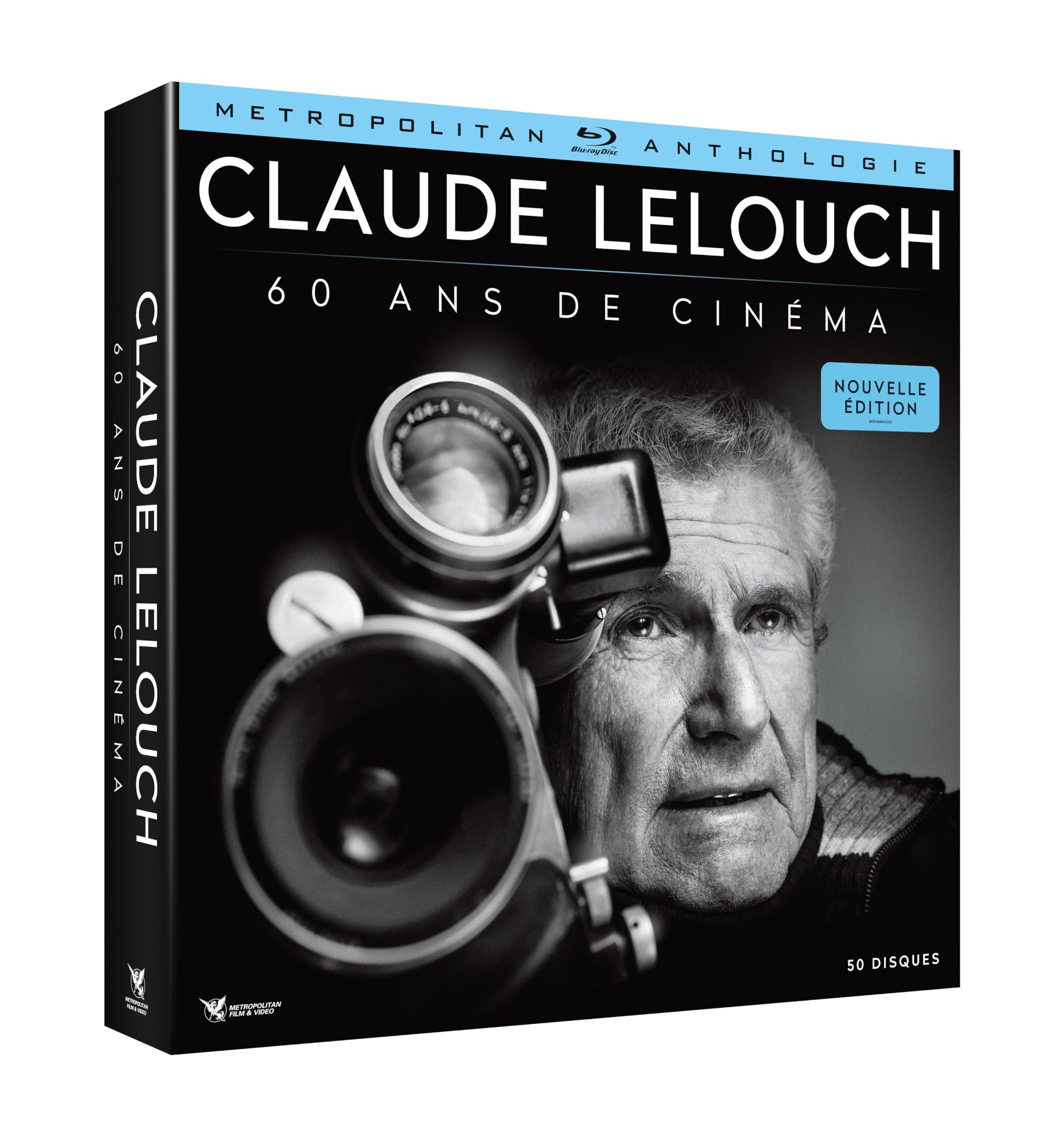 COFFRET CLAUDE LELOUCH ANTHOLOGIE - 60 ans de cinéma - Nouvelle Edition Limitée - BLU-RAY/DVD dvd
