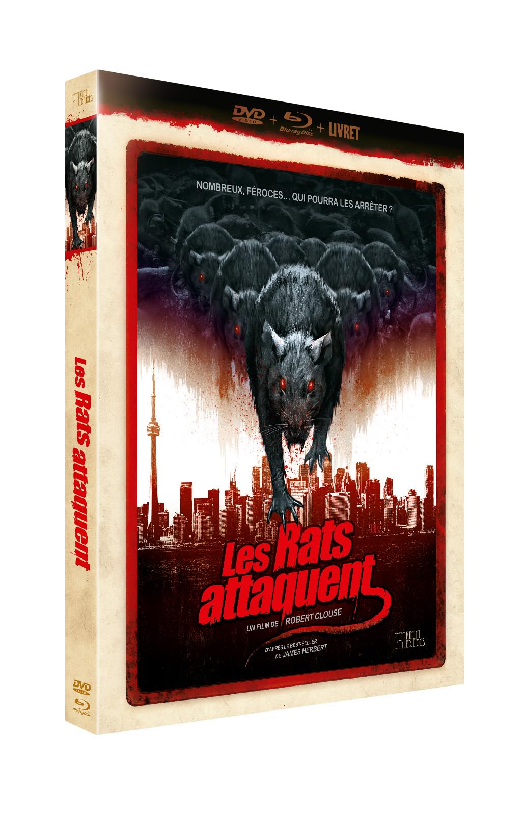 Les Rats attaquent - COLLECTOR Digipak Edition Limitée - COMBO BLURAY + DVD + LIVRET dvd