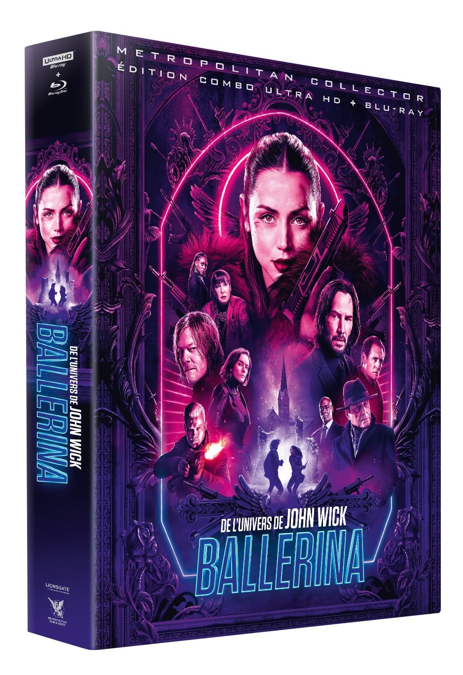 Ballerina : De l'univers de John Wick - Steelbook Édition collector limitée - 4K Ultra HD + Blu-ray - Boîtier SteelBook Movies