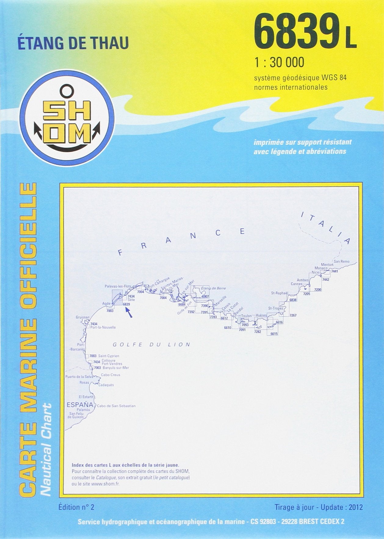 Carte marine : Etang de Thau book