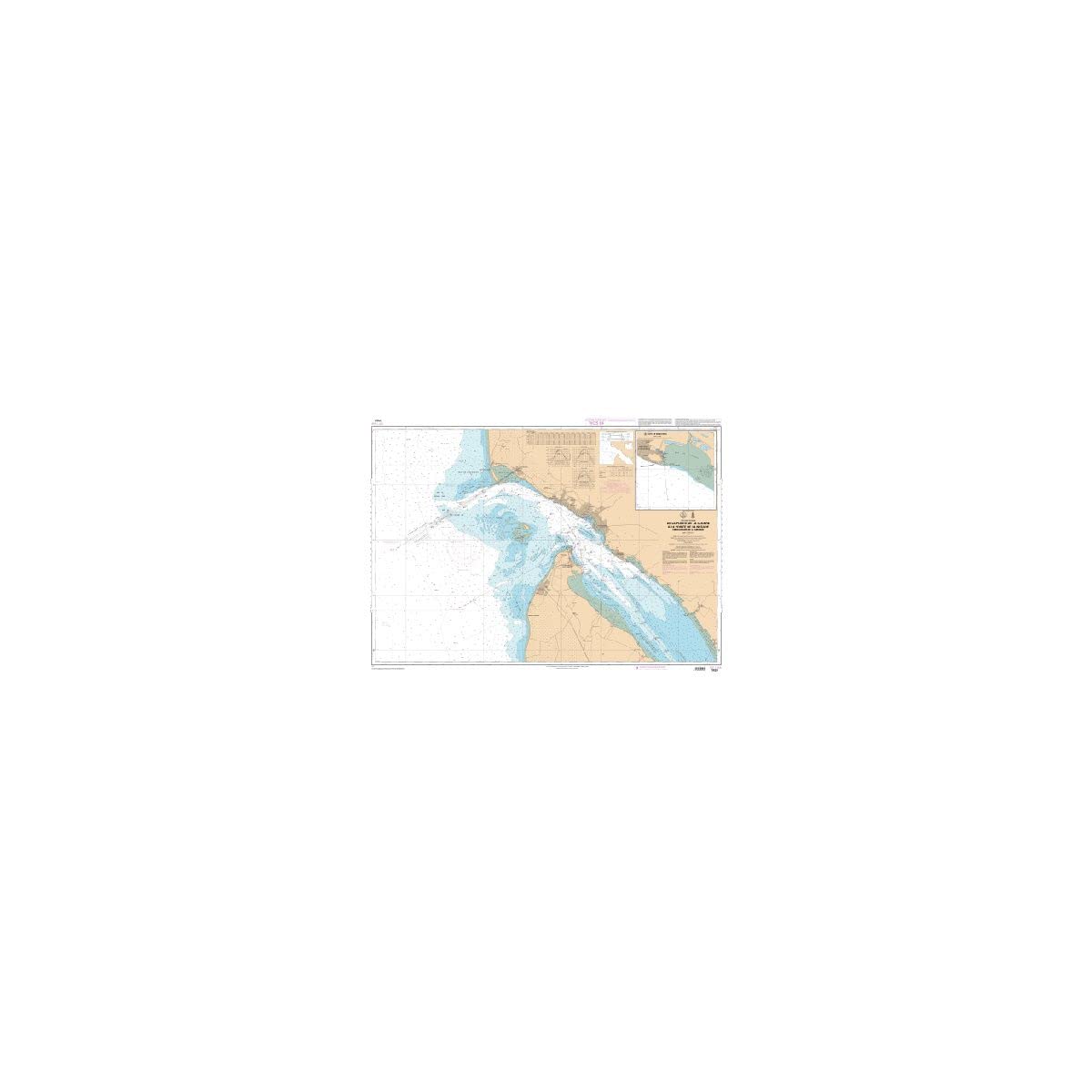 Carte marines : Pointe de la Coubre à Pointe Negade: 1/51 800 Geology & Geography