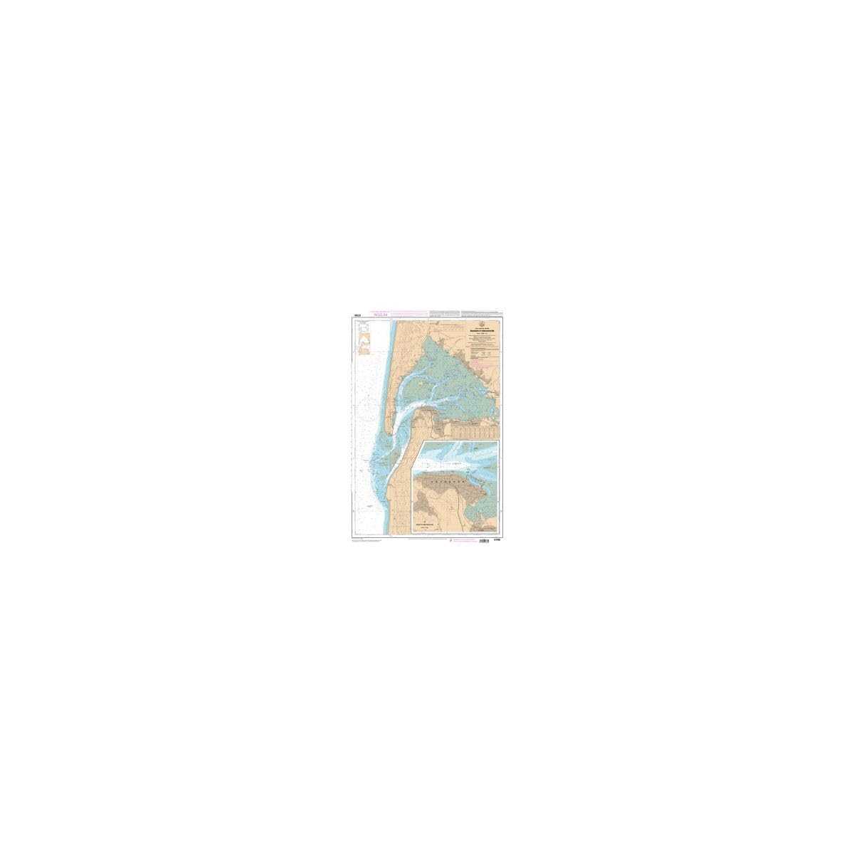Bassin d'Arcachon, port d'Arcachon : 1/35 000 Geology & Geography