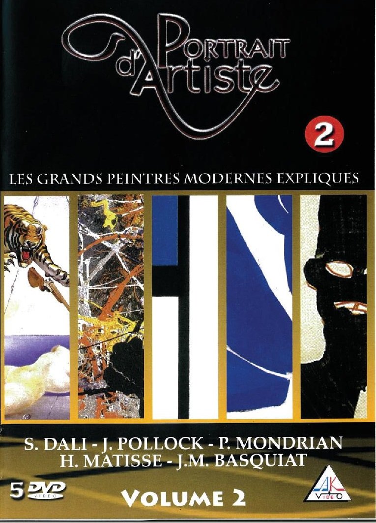 Portrait d'artiste Vol 2-Dali-Pollock-Mondrian-Matisse-Basquiat dvd
