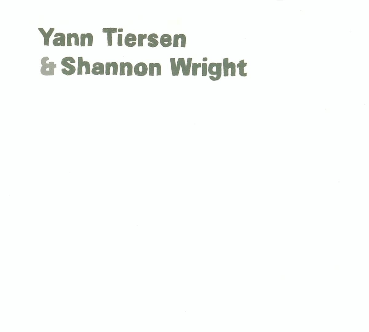 Yann Tiersen-Shannon Wright (Eponyme) cd