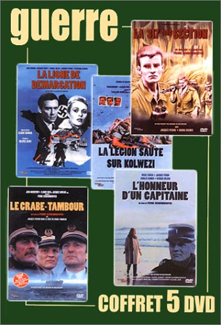 Coffret Guerre : La 317ème section / Le Crabe tambour / L'Honneur d'un capitaine / La légion saute sur Kolwezi / La Ligne de démarcation Movies