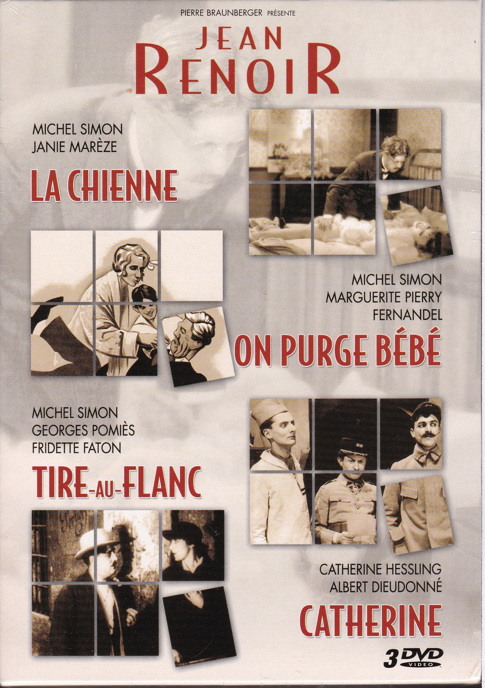 Coffret jean renoir : la chienne / tire au flanc / on purge bebe Movies