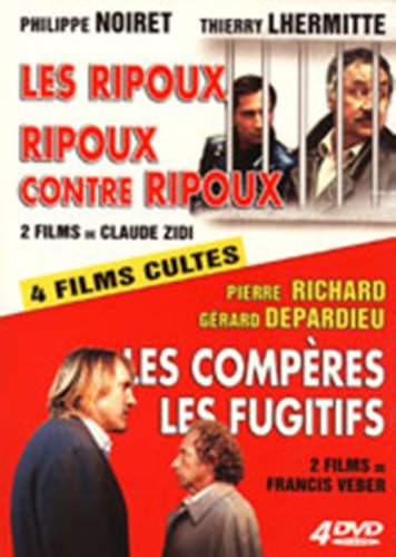Les Ripoux / Ripoux contre Ripoux / Les Fugitifs / Les Comperes - Coffret 4DVD Films