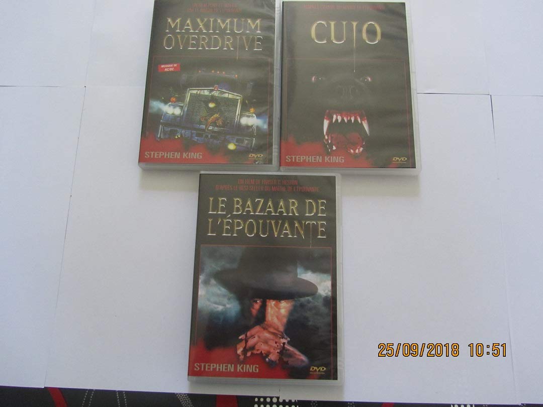 Stephen King : Cujo - Le Bazaar de l'épouvante - Maximum overdrive (Coffret de 3 DVD) Films