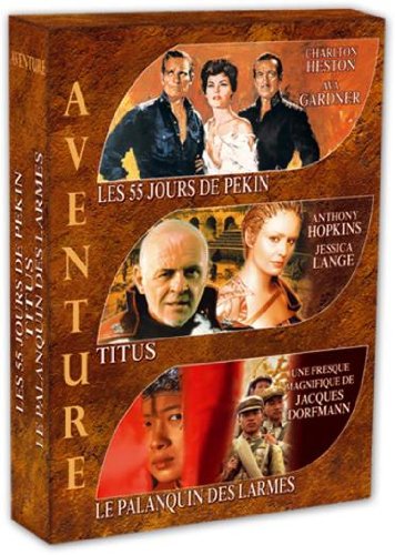 Coffret aventure : les 55 jours de pékin ; le palanquin des larmes ; titus Films