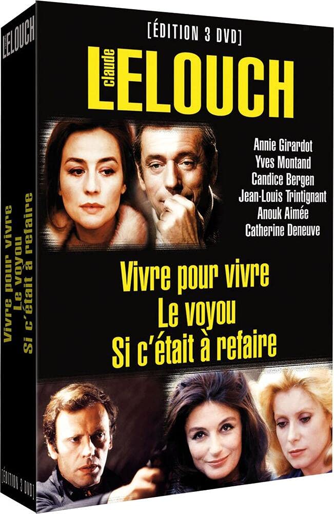 Claude Lelouch, vol. 1 : Vivre pour vivre / Le voyou / Si c'était à refaire - coffret 3 DVD Movies
