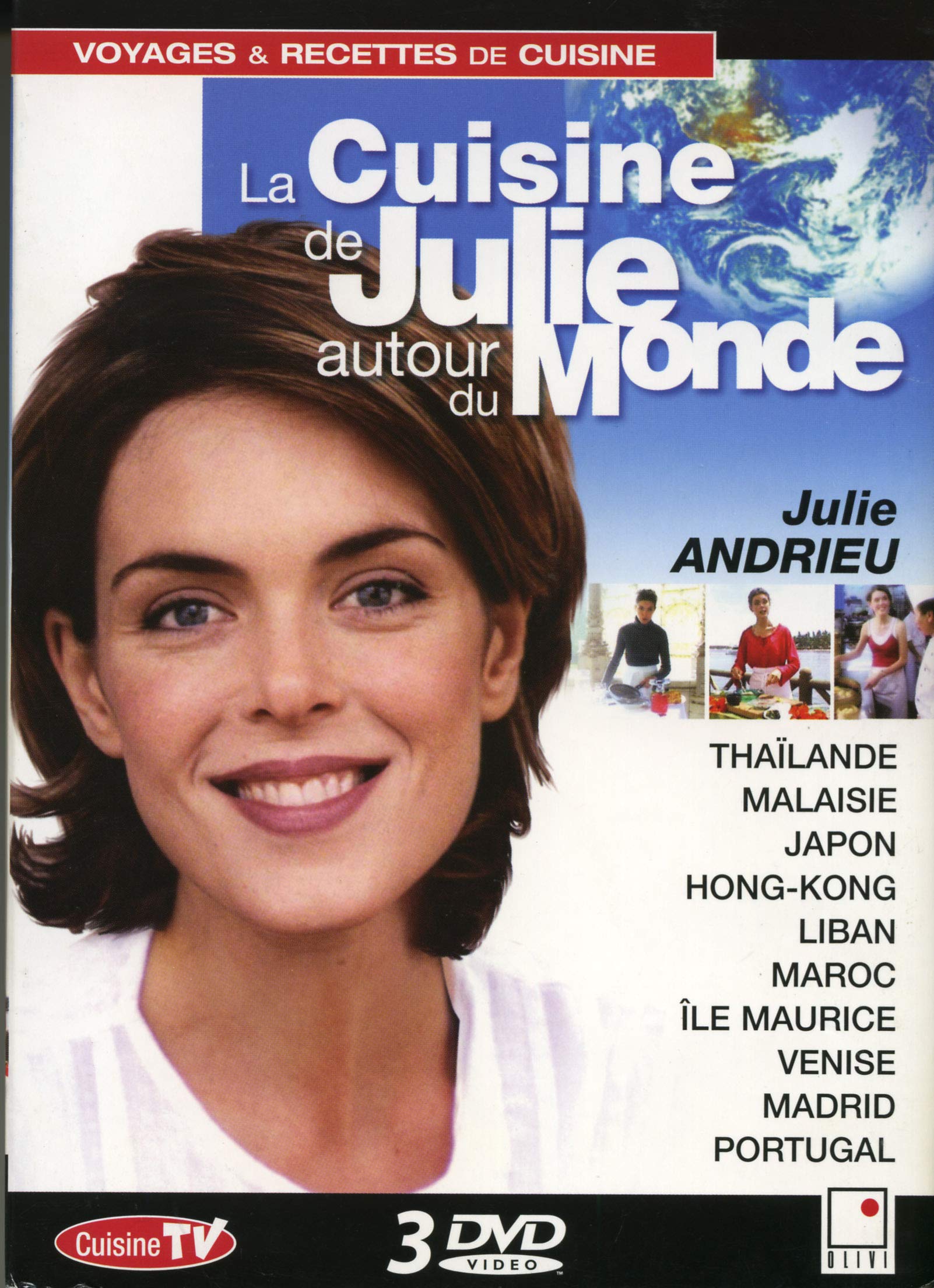 Coffret la cuisine de julie andrieu autour du monde, vol. 1 à 3 Movies