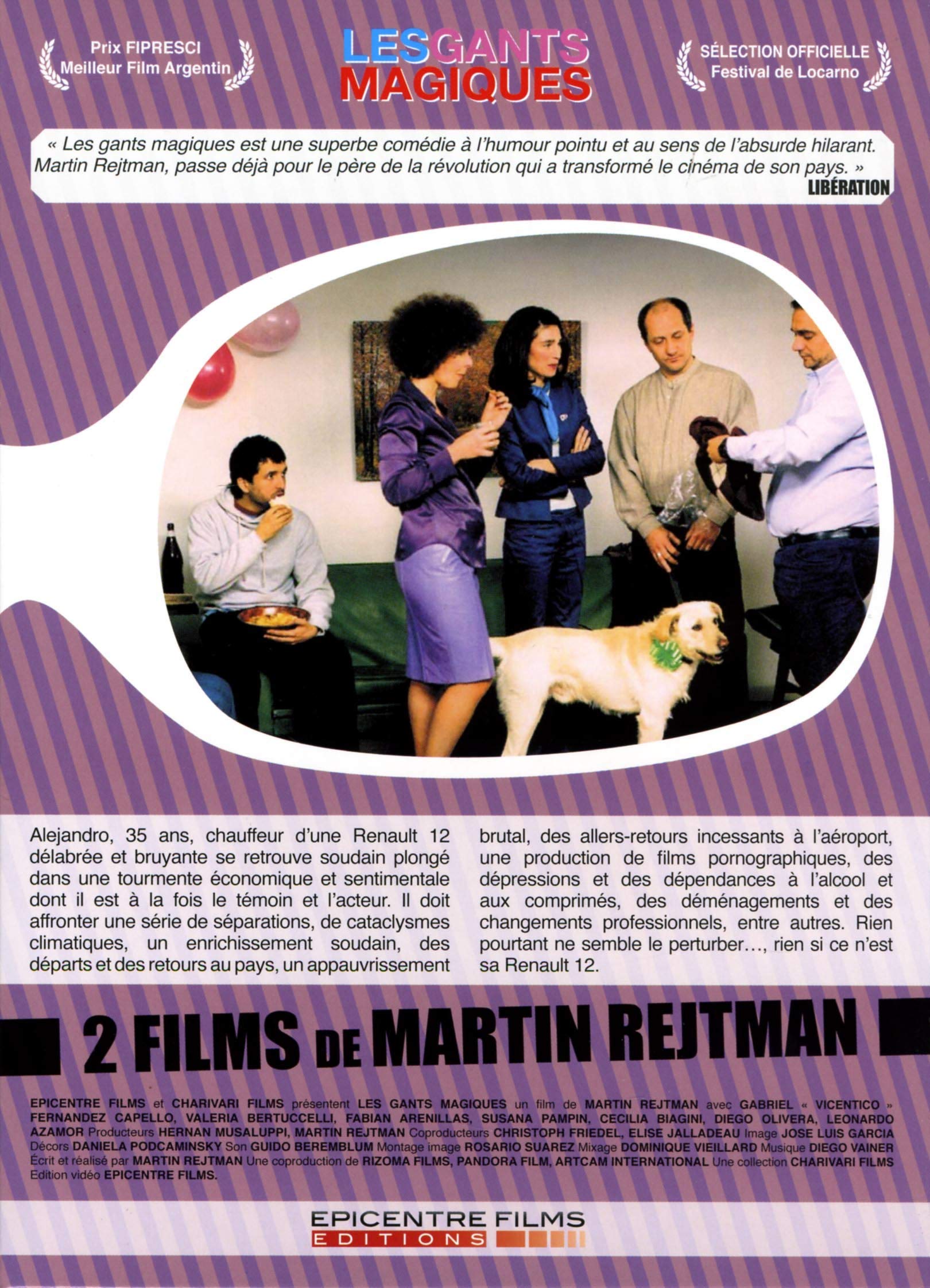 Coffret martin rejtman : rapado ; les gants magiques Films