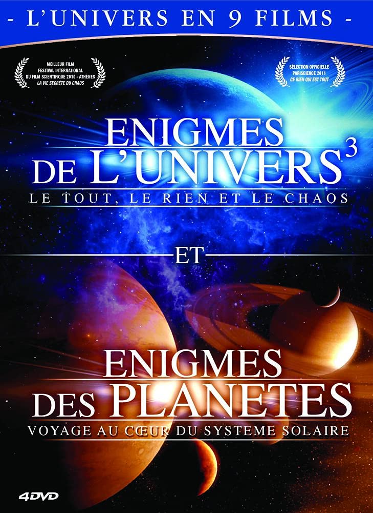 Coffret l'univers en 9 films : énigmes de l'univers ; énigmes des planètes Movies