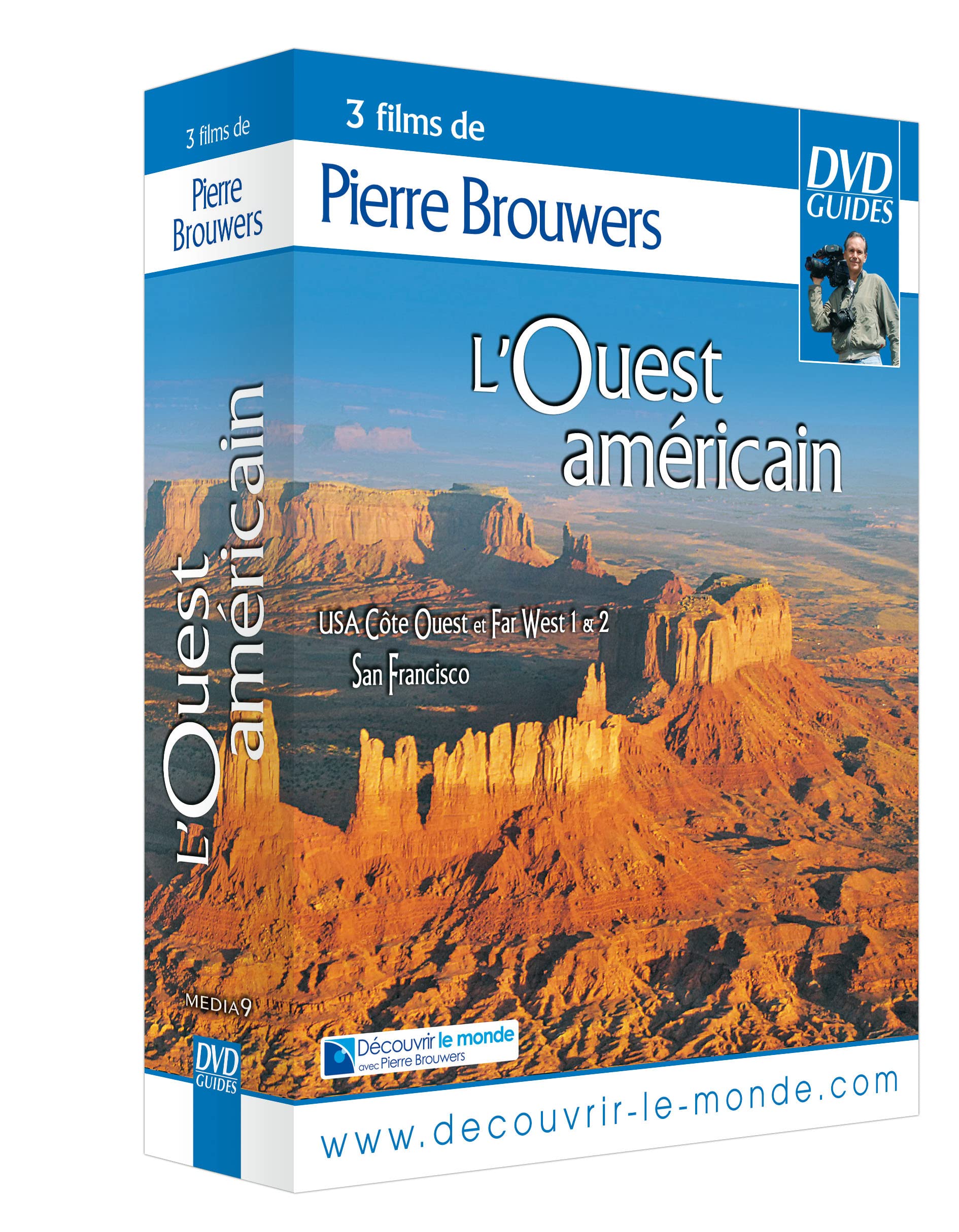 Coffret l'ouest américain 3 documentaires : usa côte ouest et far west, vol. 1 et 2 ; san francisco Movies