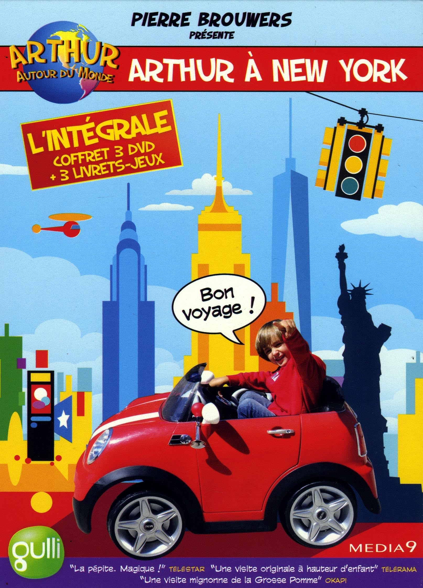 Coffret arthur à new-york, vol. 1 à 3 Films