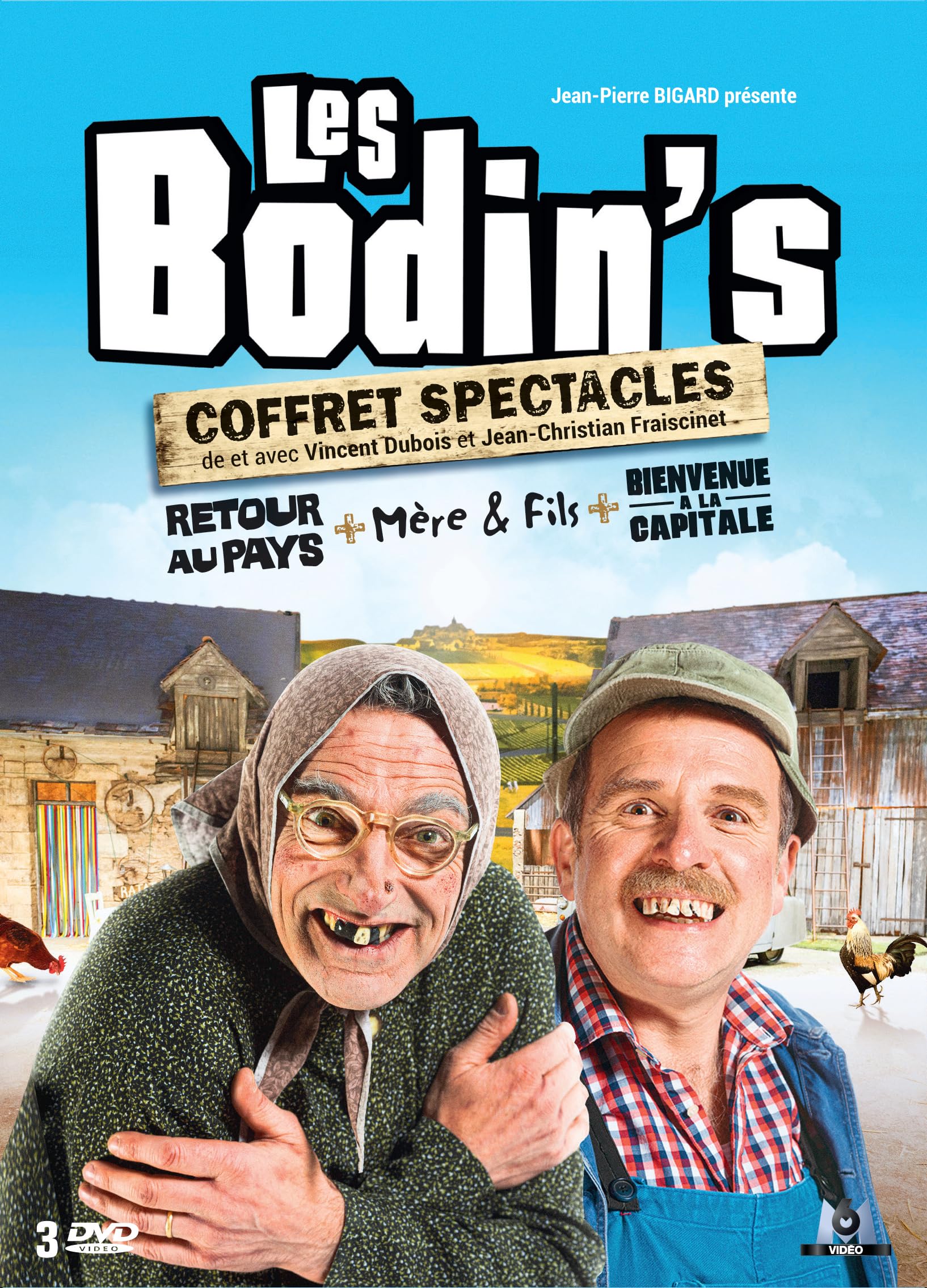 Coffret les bodin's 3 spectacles : retour au pays ; mère et fils ; bienvenue à la capitale Movies