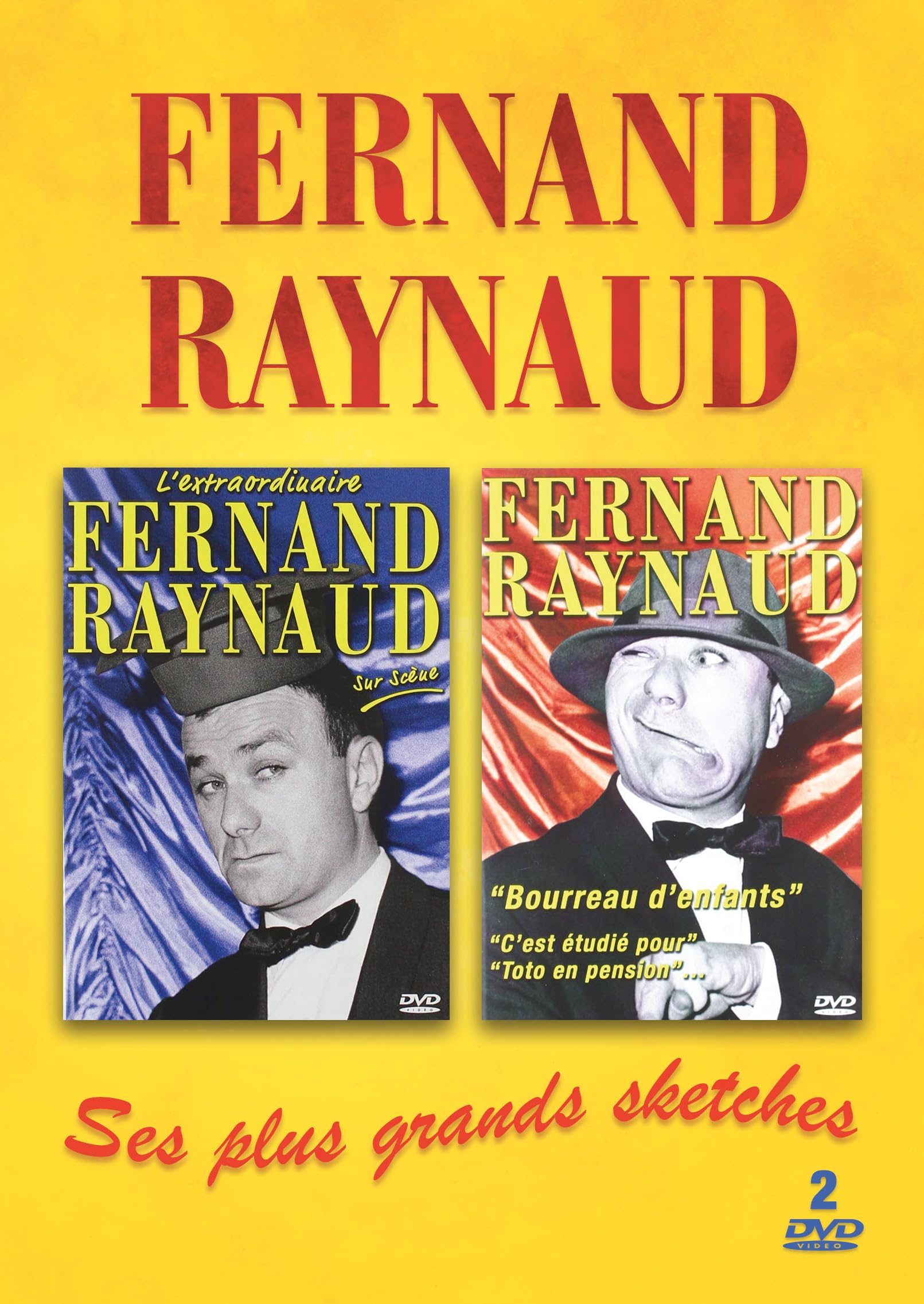 Coffret fernand raynaud : l'extraordinaire fernand raynaud sur scène ; ses plus grands sketches Movies