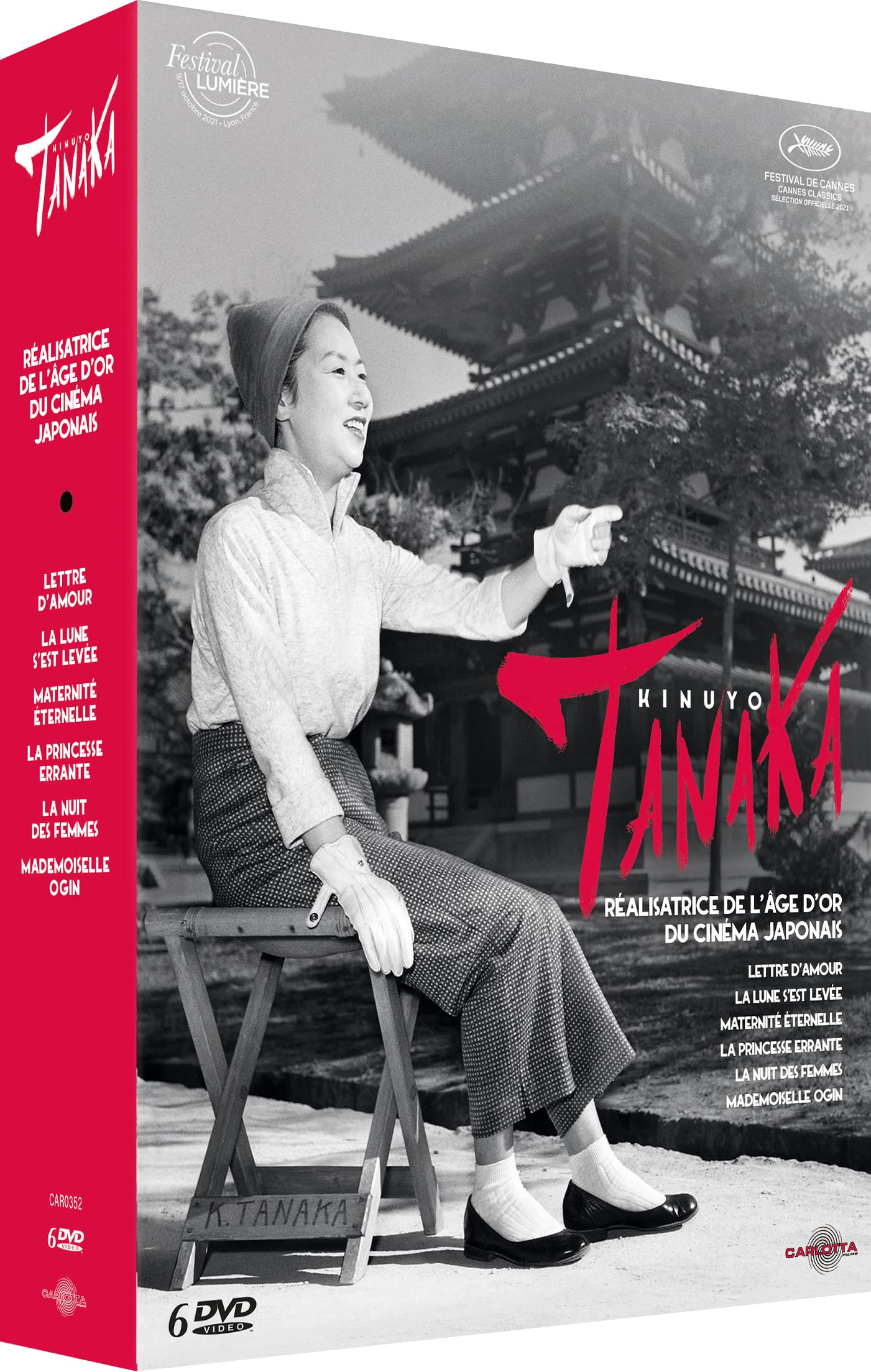 Kinuyo Tanaka, réalisatrice de l'âge d'or du cinéma japonais-6 DVD+Livret Movies