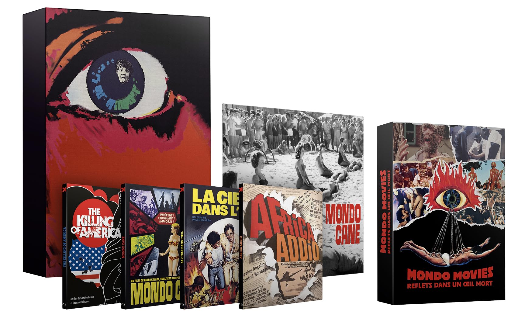Mondo Movies - Coffret 4 films : Mondo cane + Adieu Afrique + La Cible dans l'oeil + The Killing of America Movies